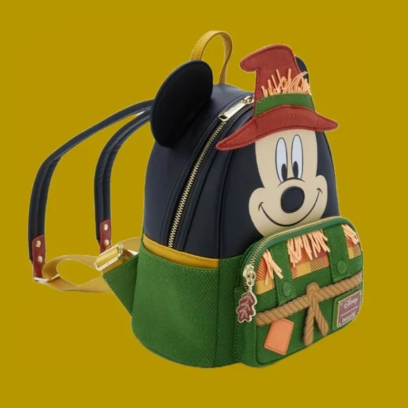 Loungefly Disney Mickey Mouse Scarecrow Mini Backpack